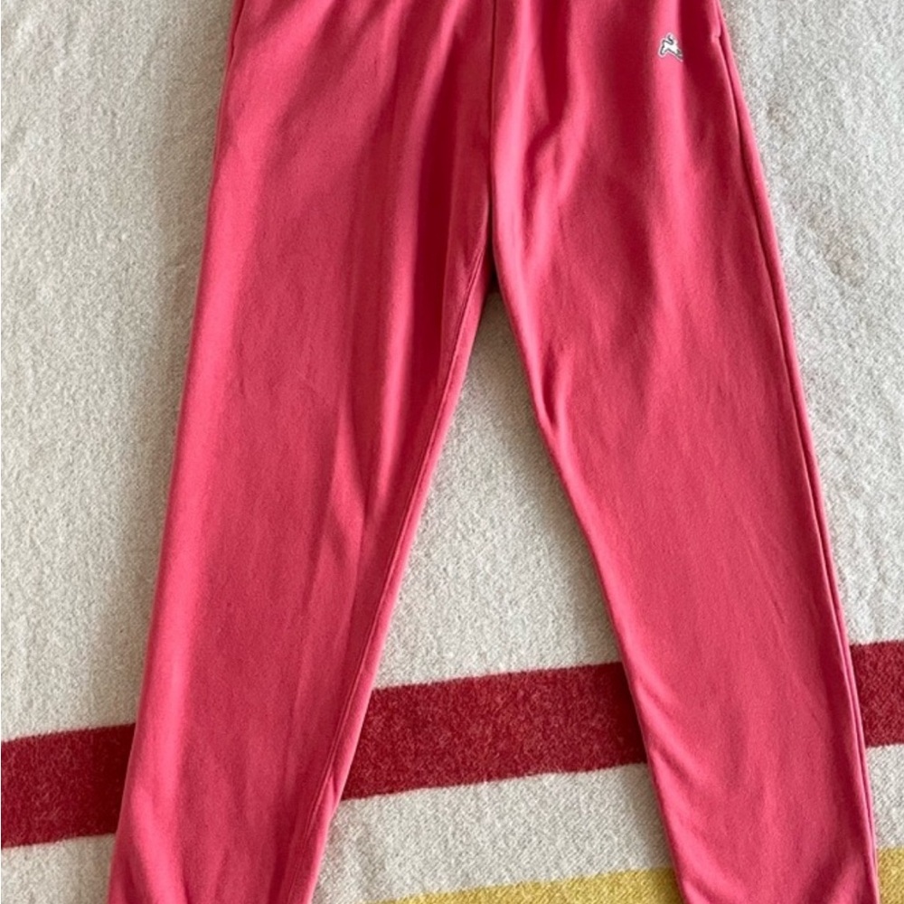 Tracksmith trackhouse mid weight sweatpants in dark rose